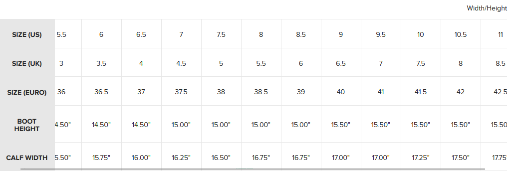 2024 Ariat Kelmarsh Womens  Size Chart